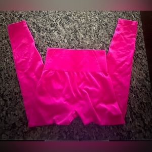 Hot pink leggings